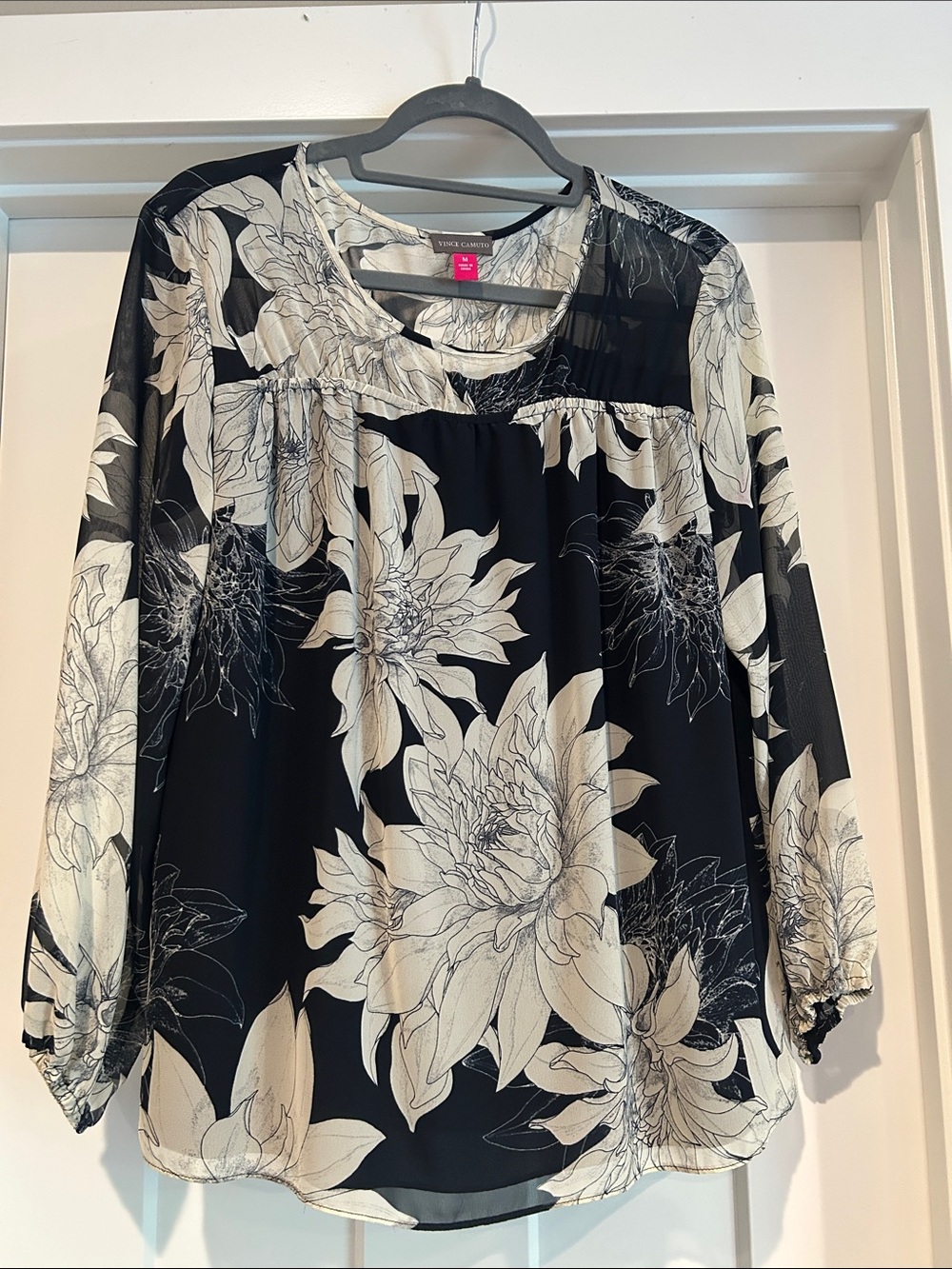Vince Camuto floral blouse